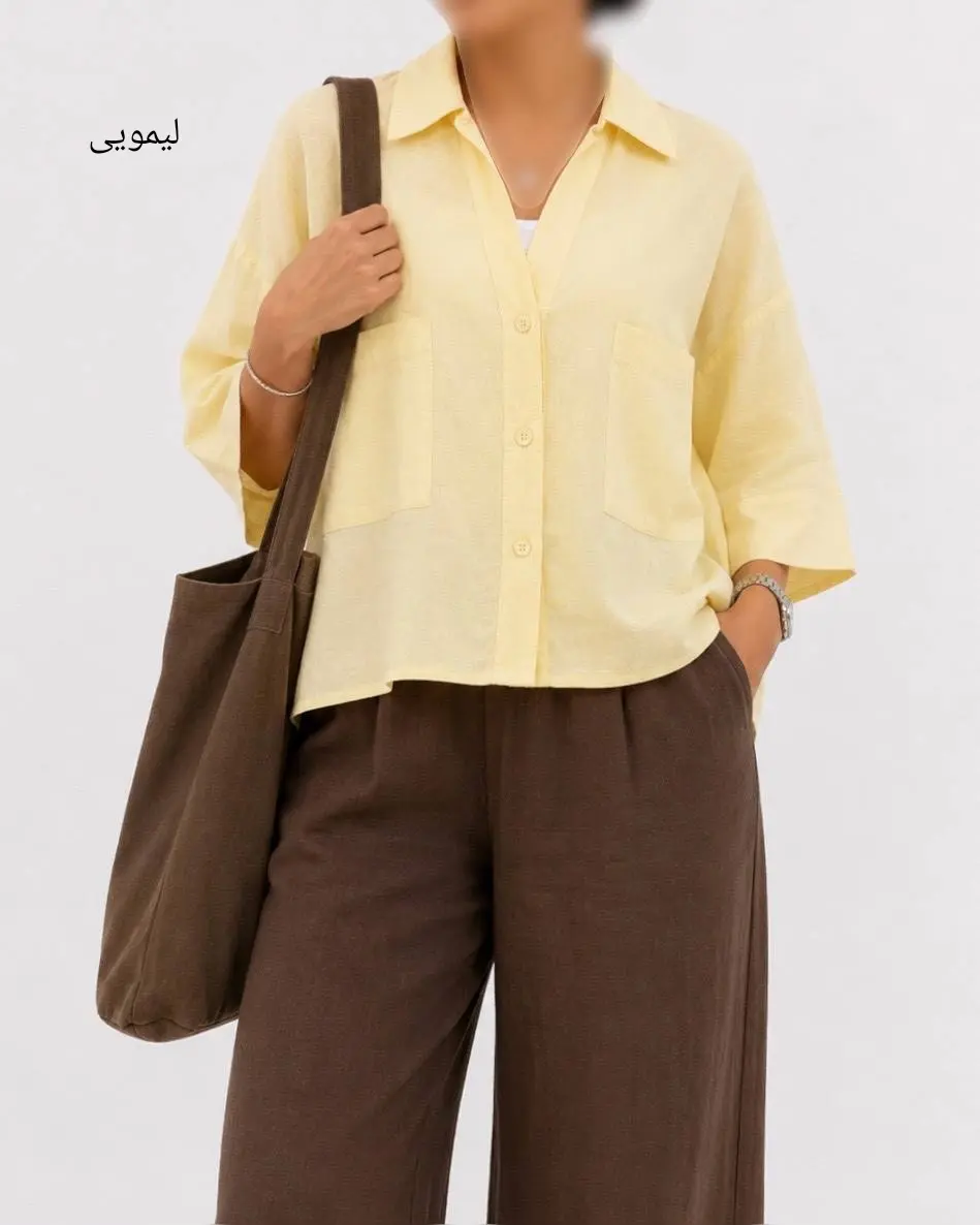 تونیک باکسی لینن پرناز